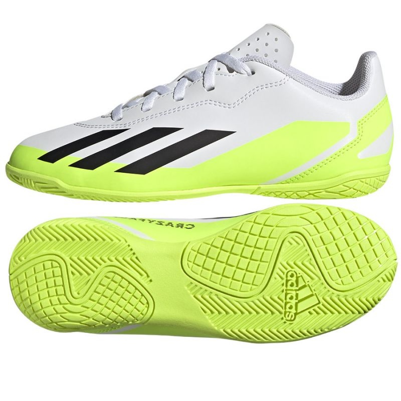 Adidas X Crazyfast.4 In Jr IE4065 football shoes white white