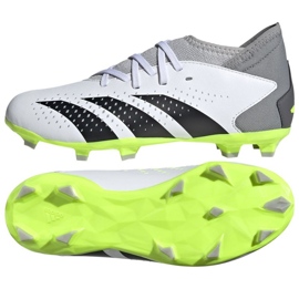Shoes adidas Predator Accuracy.3 Fg Jr IE9504 white white Shoes adidas Predator Accuracy.3 Fg Jr IE9504 white white