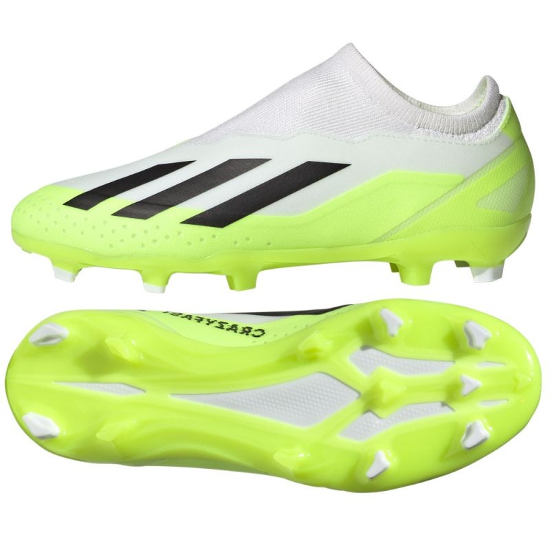 Adidas X Crazyfast LL FG JR shoes White Fashionable shoes