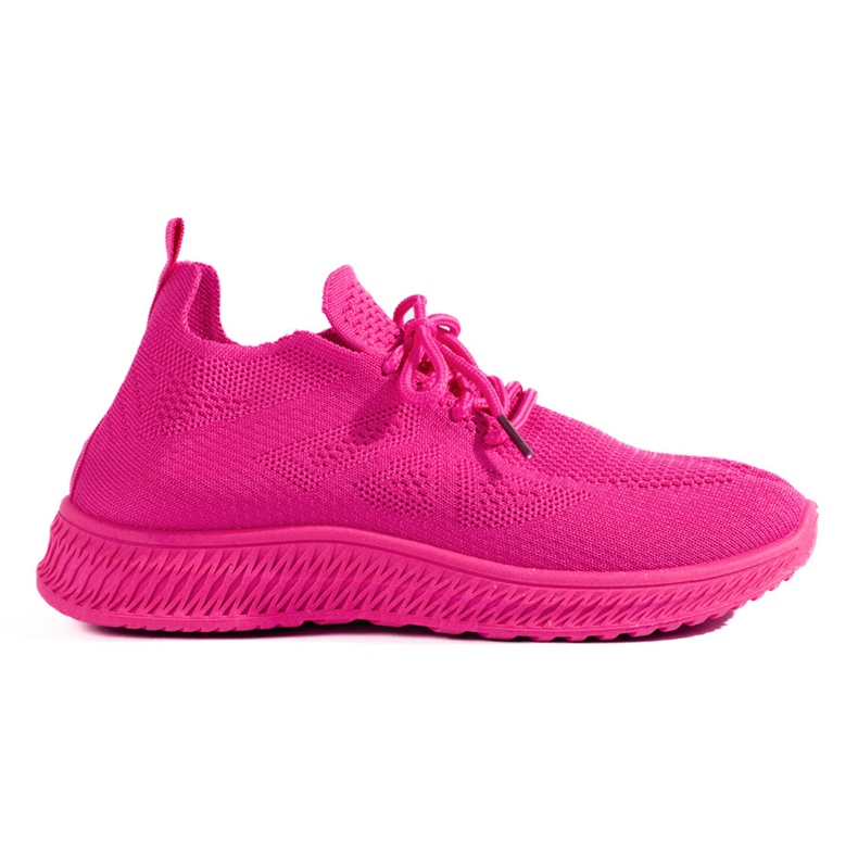 Shelovet pink textile trainers