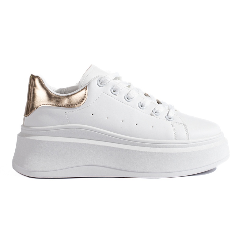 Shelovet women's white sports shoes