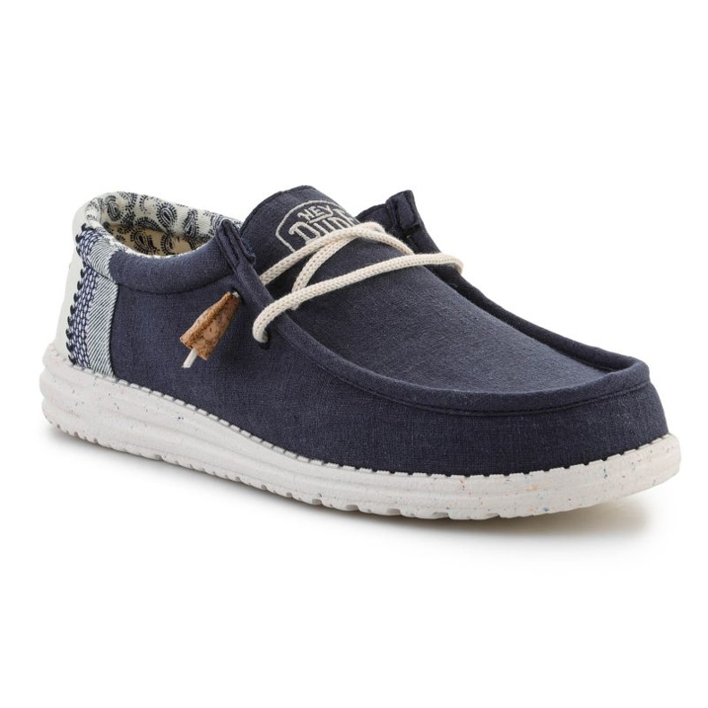 Shoes Hey Dude Wally Break Stitch M 40015-410 blue