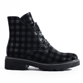 Women's Shelovet Checkered Women's Workers black