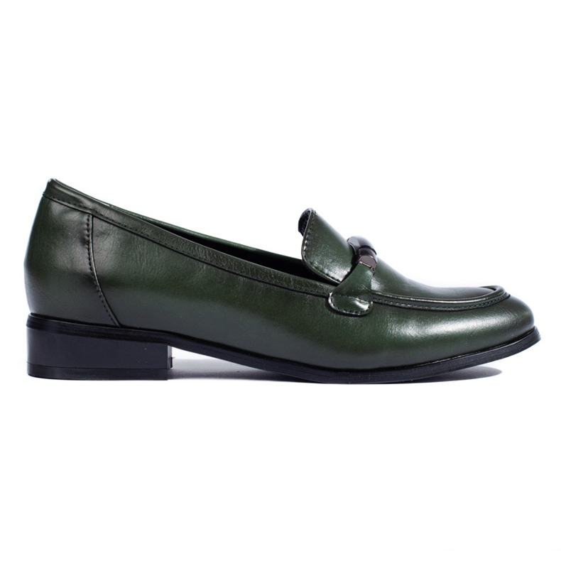 W. Potocki Dark green elegant shoes from Potocki