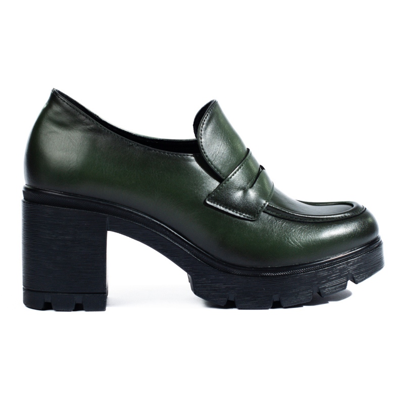 W. Potocki Dark green brogues from Potocki