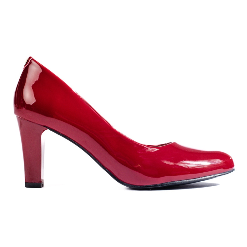 Classic burgundy pumps on the block Shelovet red Classic burgundy pumps on the block Shelovet red