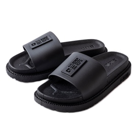 Big Star black slippers LL274429