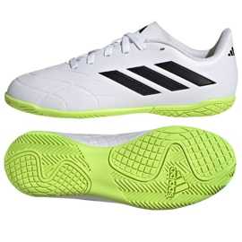 Adidas Copa Pure.4 In Jr GZ2552 football shoes white Adidas Copa Pure.4 In Jr GZ2552 football shoes white