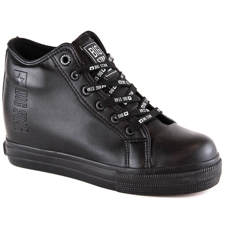 Women's black Wedge sneakers Big Star EE274127