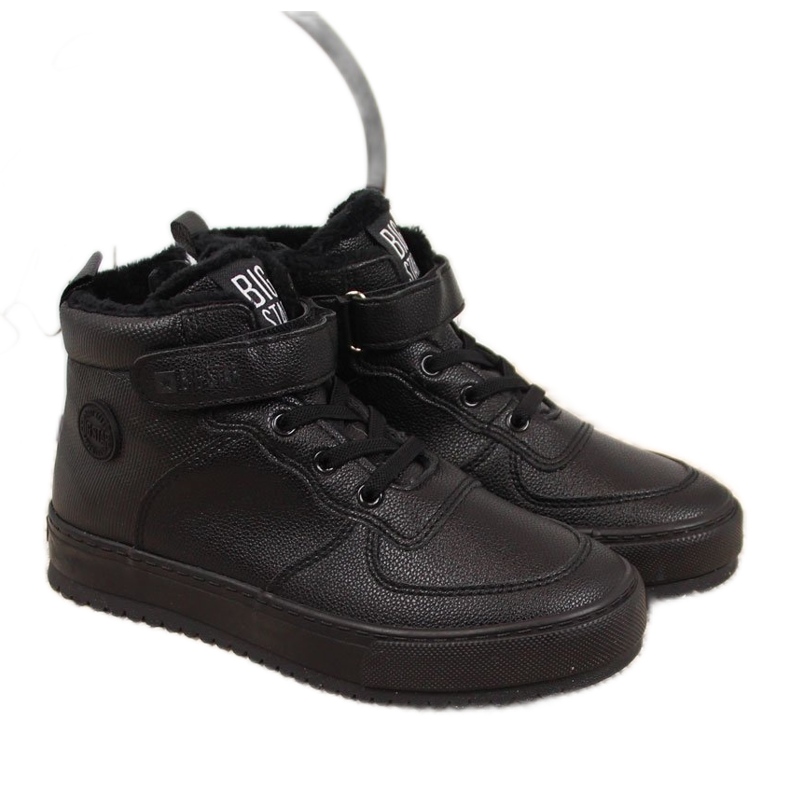 Children's sneakers insulated black Big Star GG374040