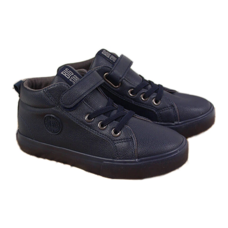 Big Star EE374003 navy blue high-top sneakers Big Star EE374003 navy blue high-top sneakers