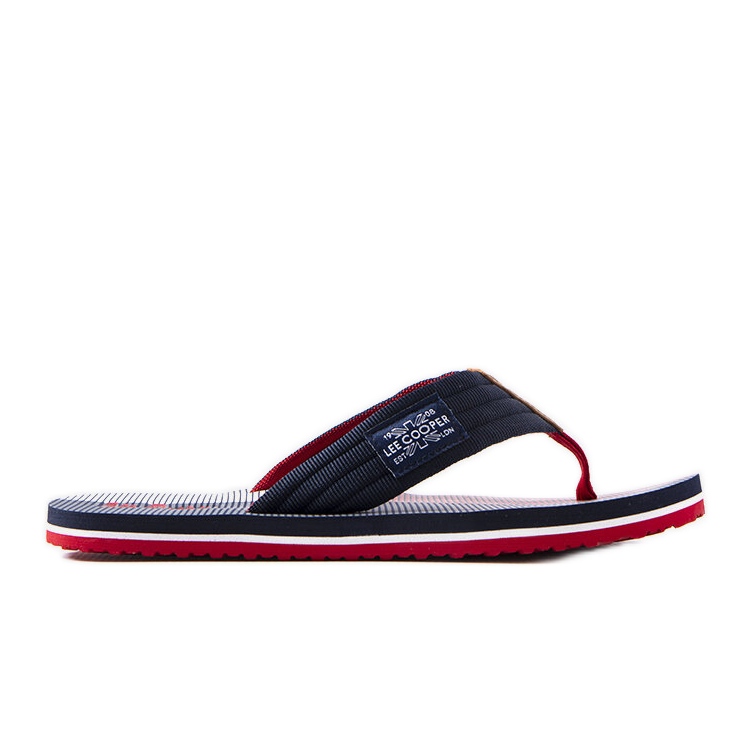 Navy blue foam flip-flops from Lee Cooper