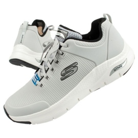 Skechers Arch Fit M 232200-LGBK sports shoes grey Skechers Arch Fit M 232200-LGBK sports shoes grey