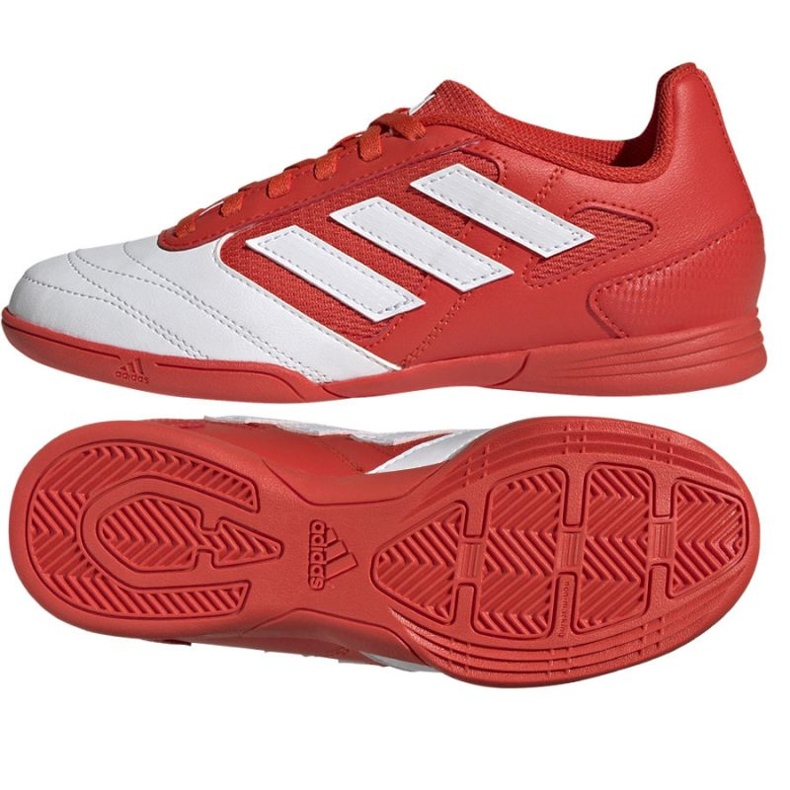 Shoes adidas Super Sala In Jr IE1552 multicolored oranges and reds