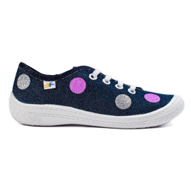 Shelovet gray children's slip-on sneakers multicolored