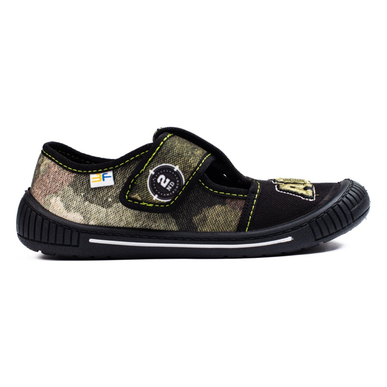 SHELOVET Velcro slippers for a boy 3F camo multicolored