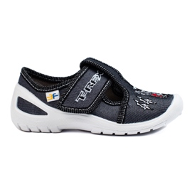 SHELOVET Velcro slippers for boy 3F dinosaur black
