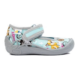 SHELOVET Children's slippers for kindergarten with 3F dogs blue SHELOVET Children's slippers for kindergarten with 3F dogs blue