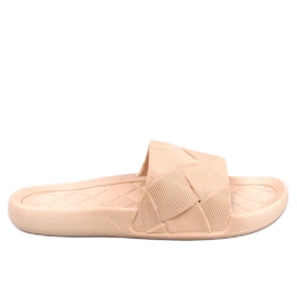 Lottner Khaki Rubber Slides beige Lottner Khaki Rubber Slides beige
