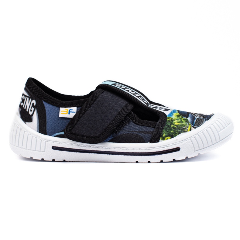 SHELOVET Children's slippers with a 3F car black