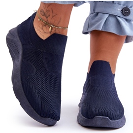 PG1 Women's Slip-on Sport Shoes Navy Claris blue PG1 Women's Slip-on Sport Shoes Navy Claris blue