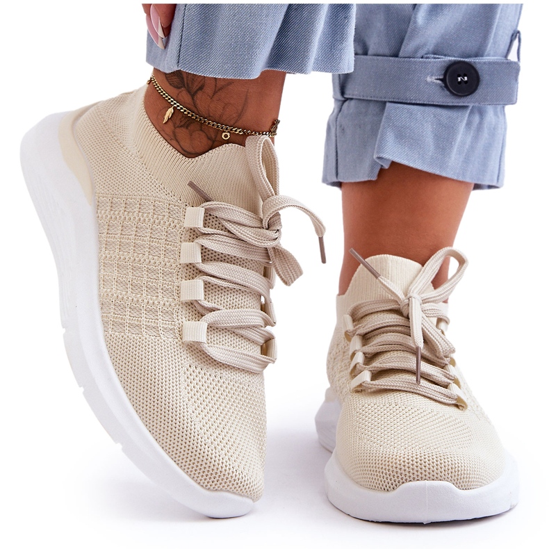 PG1 Classic Women's Sport Shoes Light Beige Nickilla