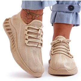 PG1 Women's Slip-on Textile Sneakers Beige Venett