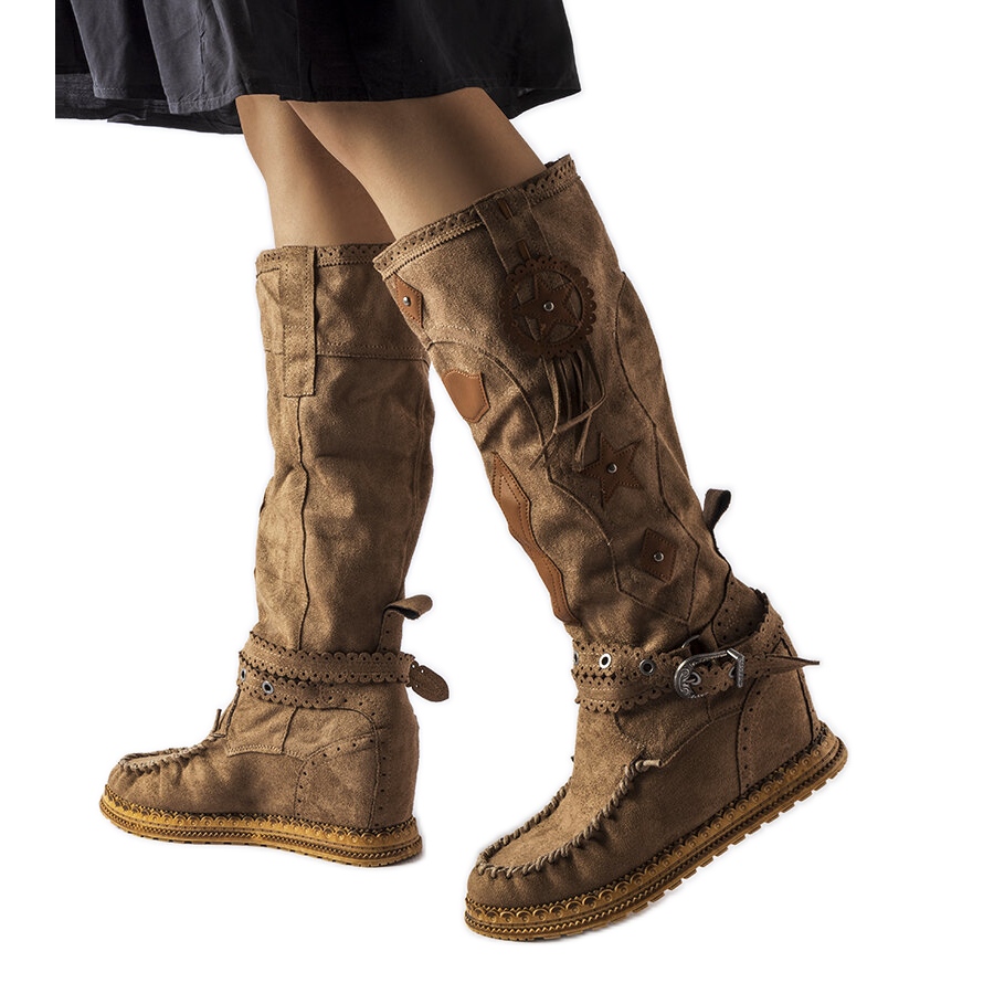 Boho knee 2025 high boots