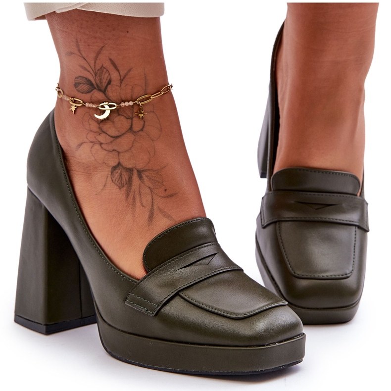 Alisa Green High Heel Pumps