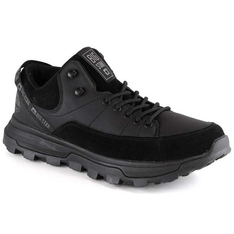 Men's trekking boots black Big Star KK174244