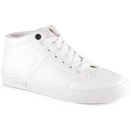 Men's sports shoes insulated for the ankle white Big Star KK174347