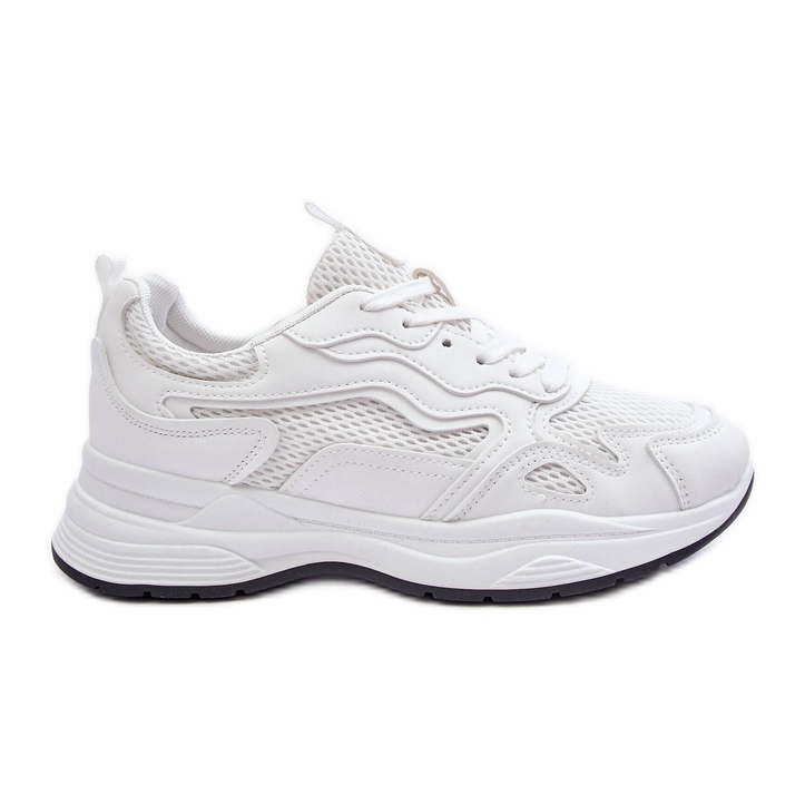 PG1 Women's Sport Shoes Platform Sneakers White Lomare