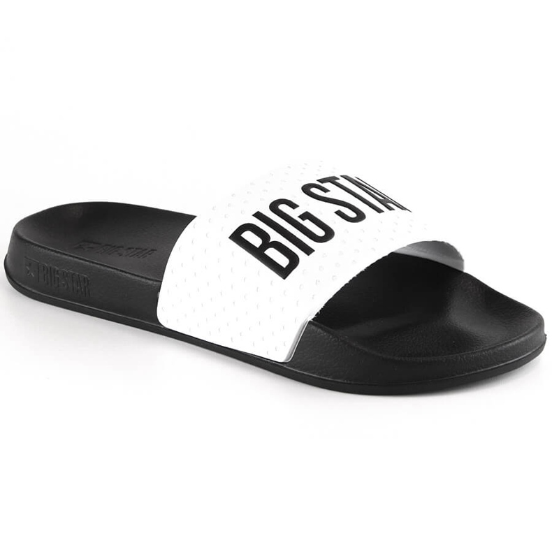 Men's sports foam slippers white Big Star MM174320