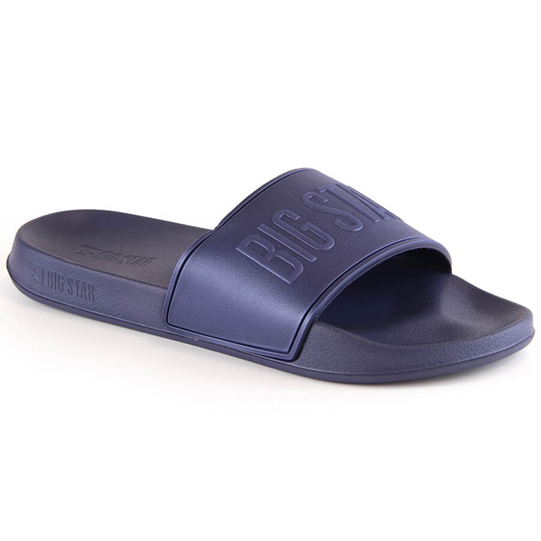 Big Star MM174323 men's foam pool slippers blue