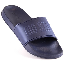 Big Star M INT1906B foam pool slippers navy blue
