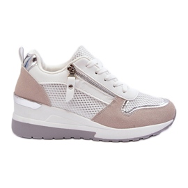 Women's Wedge Sneakers Multicolored Sivan white Women's Wedge Sneakers Multicolored Sivan white