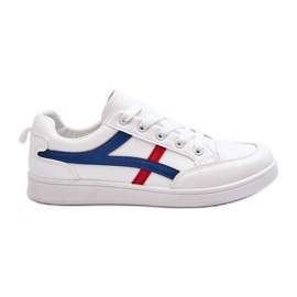 PG1 Women's Low Sport Shoes with Stripes White Alemessa PG1 Women's Low Sport Shoes with Stripes White Alemessa