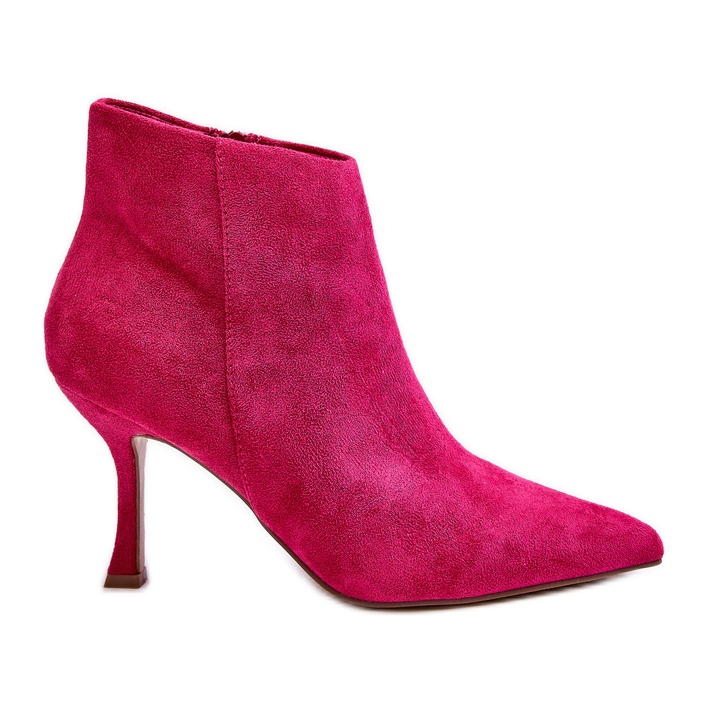 WS1 Women's Fuchsia Merisa Suede High Heel Boots pink