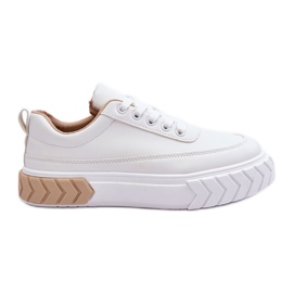 PG1 Classic Platform Sneakers White And Beige Nannzie