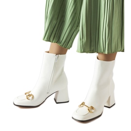 White ankle boots from Castione White ankle boots from Castione