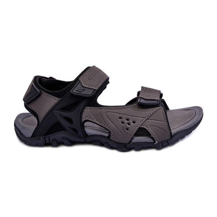 Men's Sport Sandals 4F 4FSS23FSANM018-22S Dark Gray grey Men's Sport Sandals 4F 4FSS23FSANM018-22S Dark Gray grey