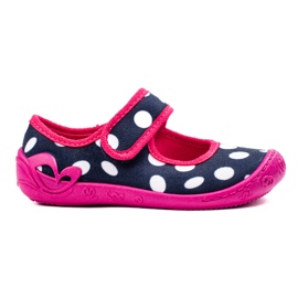Shelovet polka dot slippers for girls pink