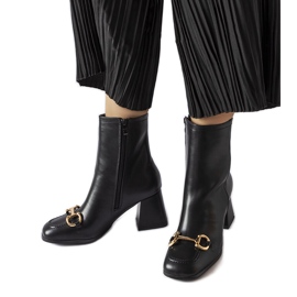Black ankle boots from Castione