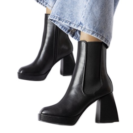Black ankle boots from Watson