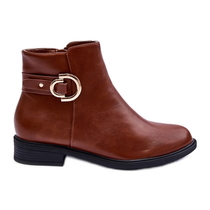 FD1 Flat Boots Brown Meronei