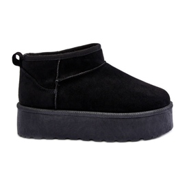 FD1 Suede Snow Boots On Black Corcoran Platform
