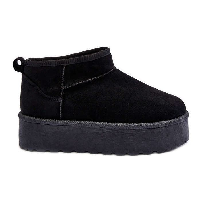 FD1 Suede Snow Boots On Black Corcoran Platform