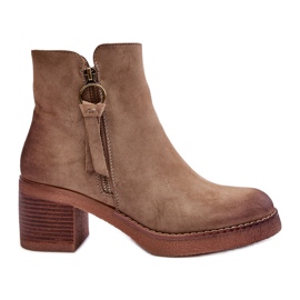 WS1 Suede Classic Women's Boots Beige Limoso WS1 Suede Classic Women's Boots Beige Limoso