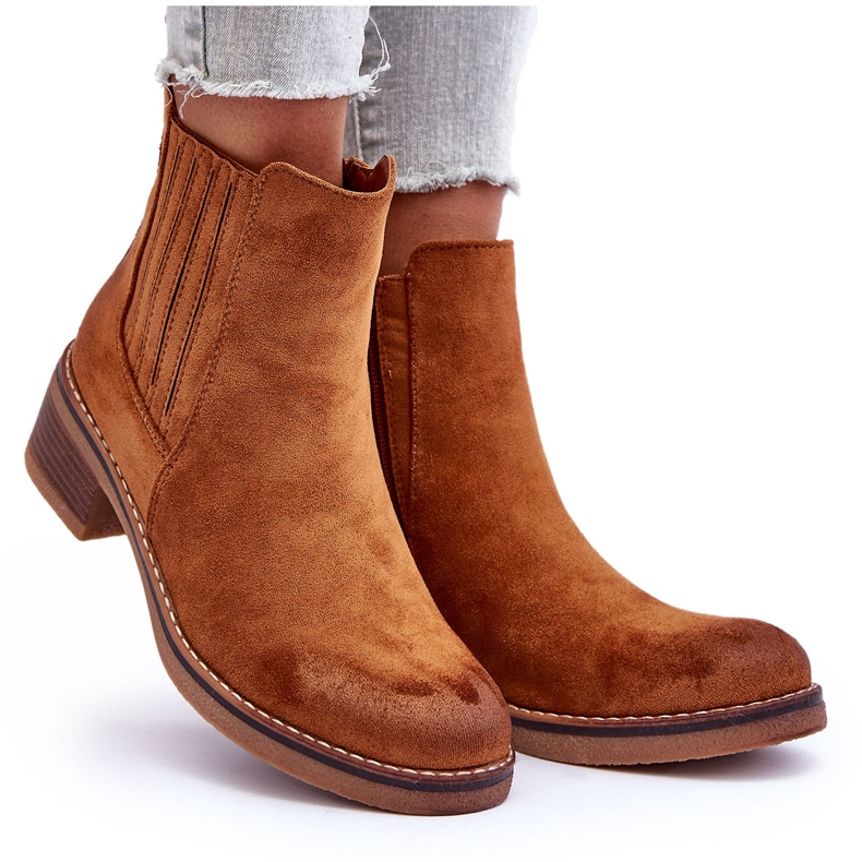WS1 Classic Suede Women's Boots Brown Metanassa