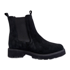 Black Suede Jodhpur Boots Nicole 2672